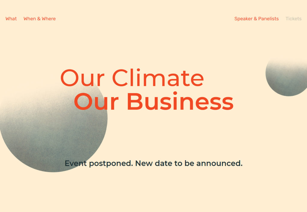 Our Climate, Our Business